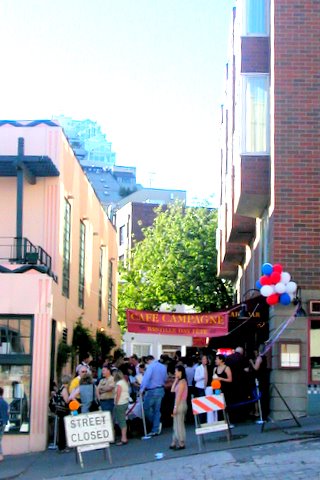 Bastille Day at Cafe Campagne.JPG